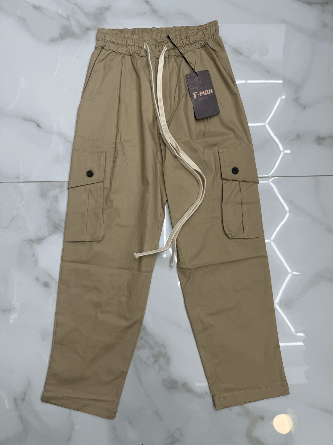 Pantaloni oversize sartoriali con tasconi BAMBINO