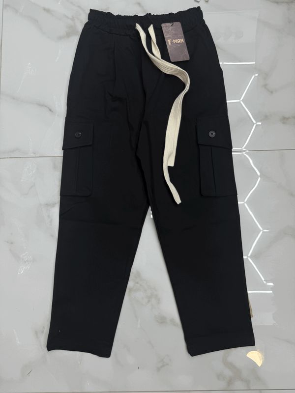 Pantaloni oversize sartoriali con tasconi BAMBINO