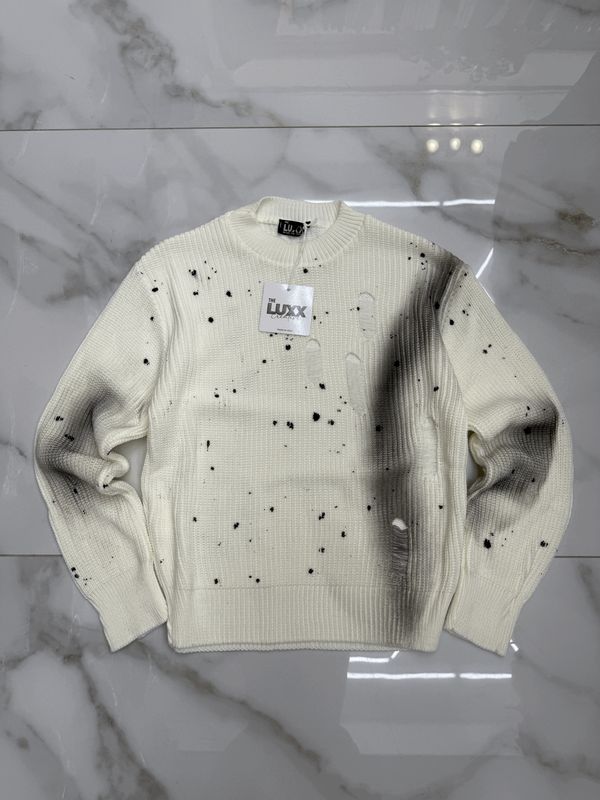 Maglione slavato con strappi Limited edition BAMBINO 2 Colori