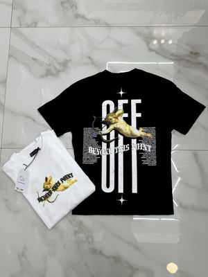 T-shirt oversize collo alto BAMBINO &#39;OFF&#39;