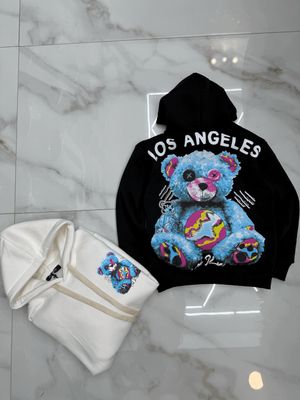 Felpa BAMBINO con cappuccio e stampa fronte retro &quot;Los Angeles&quot;