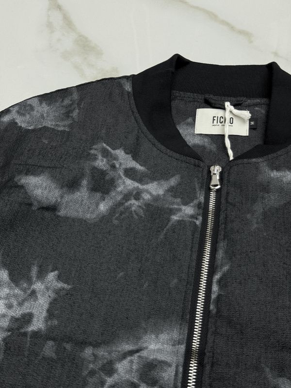 Bomber girocollo Sartoriale VIP nero