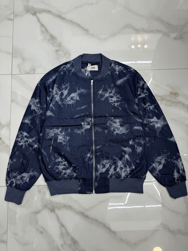 bomber girocollo Sartoriale VIP blu jeans