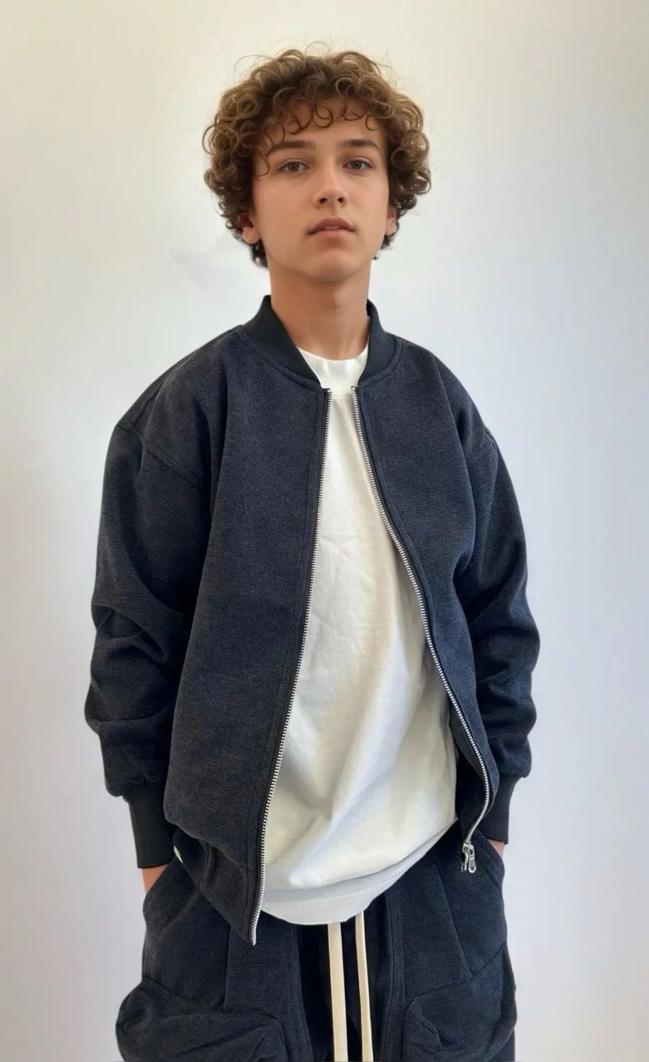 Completo VIP Sartoriale Cargo Zip BAMBINO nero