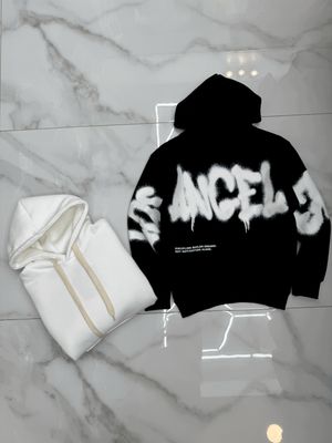 Felpa BAMBINO con cappuccio e stampa retro "Los Angeles" Felpa BAMBINO con cappuccio e stampa retro "Los Angeles"