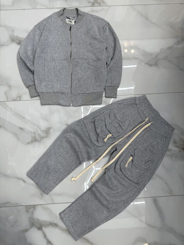 Completo VIP Sartoriale Cargo Zip BAMBINO grigio perla Completo VIP Sartoriale Cargo Zip BAMBINO grigio perla