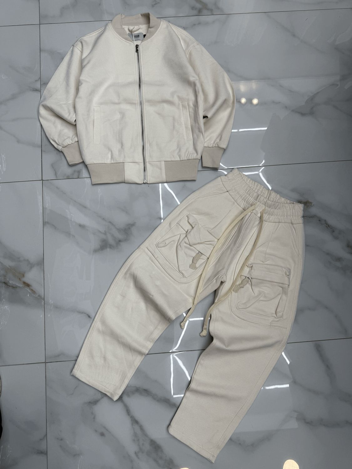 Completo VIP Sartoriale Cargo Zip BAMBINO beige Completo VIP Sartoriale Cargo Zip BAMBINO beige