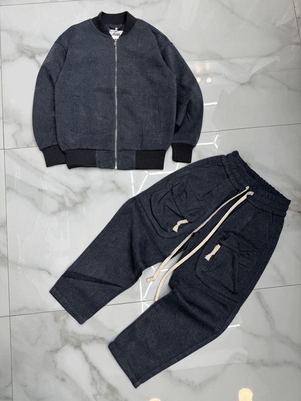 Completo VIP Sartoriale Cargo Zip BAMBINO grigio piombo Completo VIP Sartoriale Cargo Zip BAMBINO grigio piombo