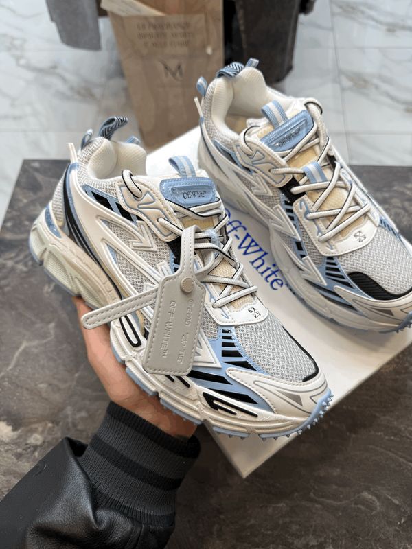 Off-White Be Right Back sneakers bianche/azzurre Off-White Be Right Back sneakers bianche/azzurre
