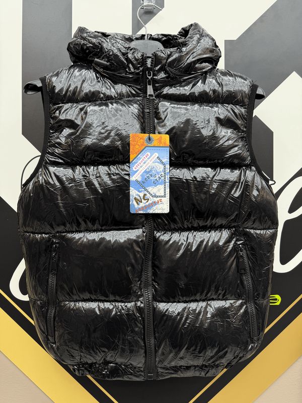 Bomber smanicato lucido BAMBINO nero