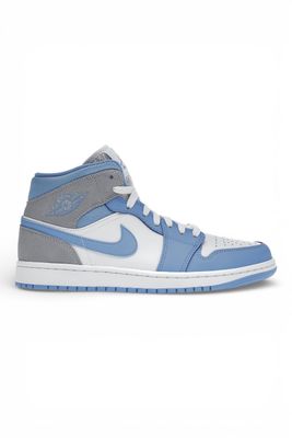 Jordan 1 Mid University Blue Grey