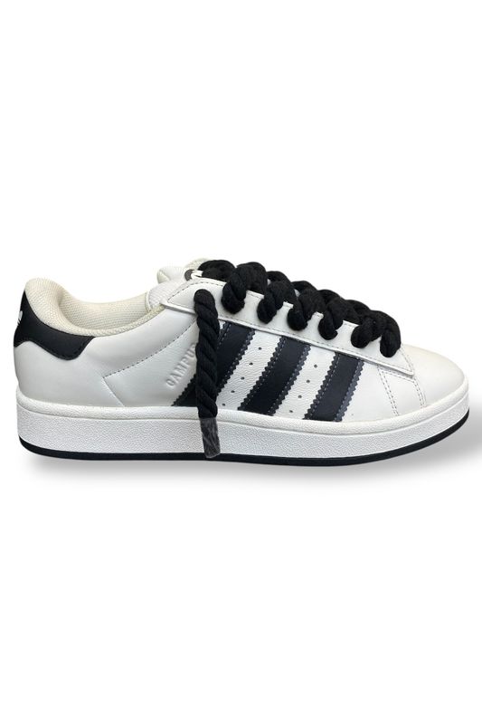 Adidas Campus 00's 'White Black' CUSTOM