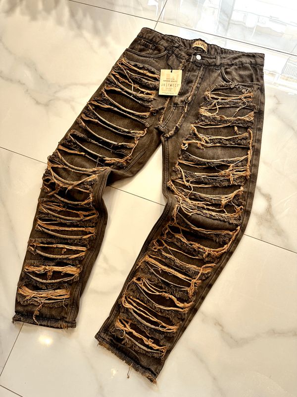 Jeans 'Ripped' Caffè Justwest