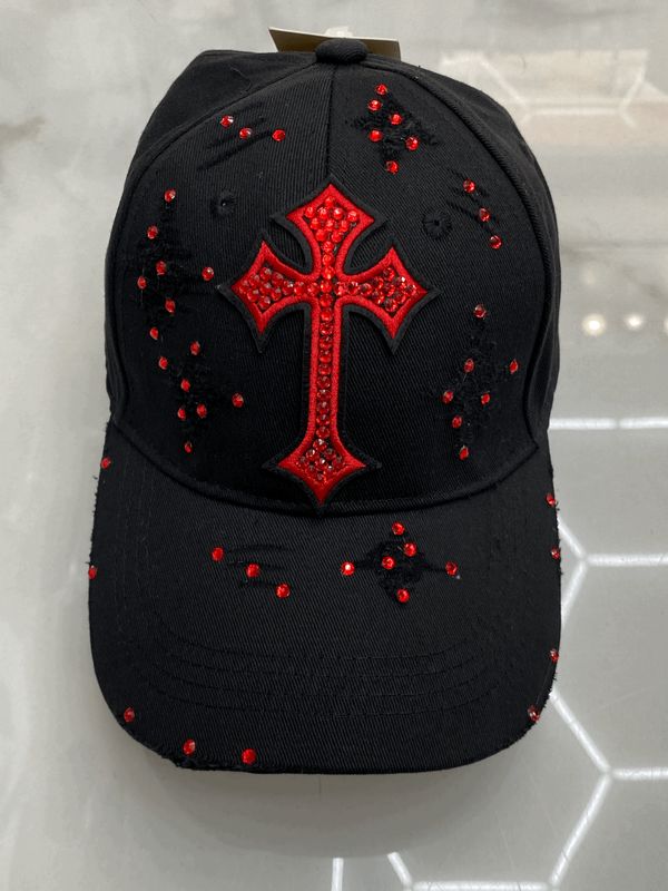 Cappello Nero 'Red Venom' Custom