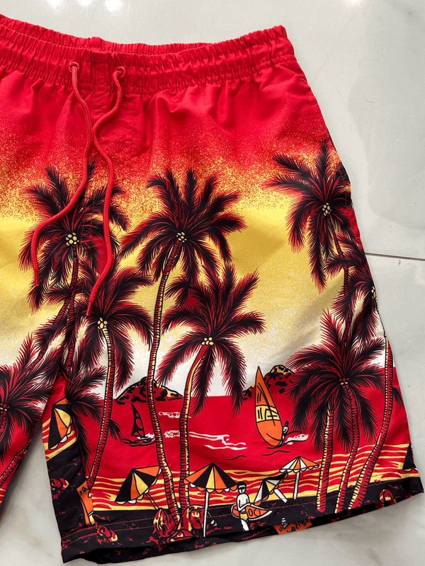 Costume fantasia 'Palme' Rosso