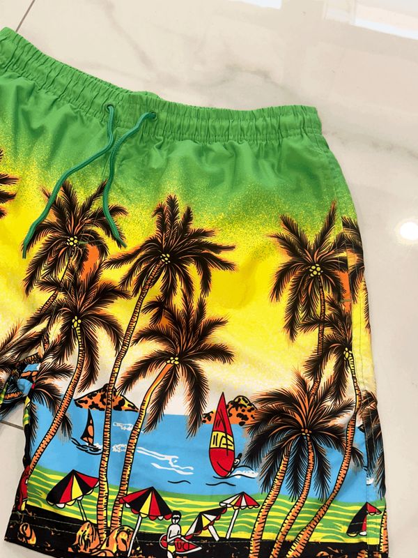 Costume fantasia 'Palme' Verde Multicolor