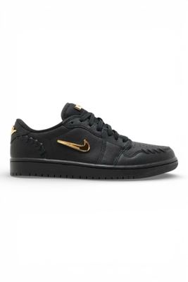 Jordan 1 Low Method of Make Black Metallic Gold