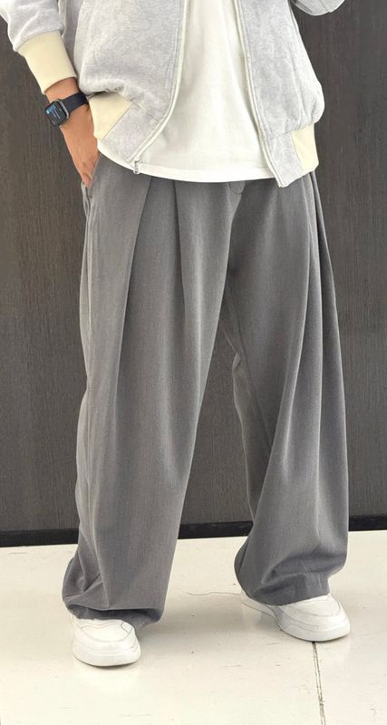 Pantalone elegante BALLOON FIT Grigio