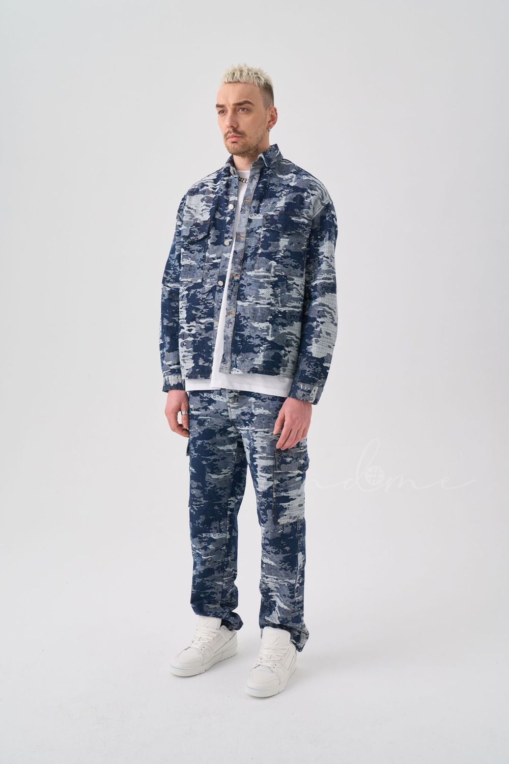 Completo jeans ricamato andME Duca Homme Primavera