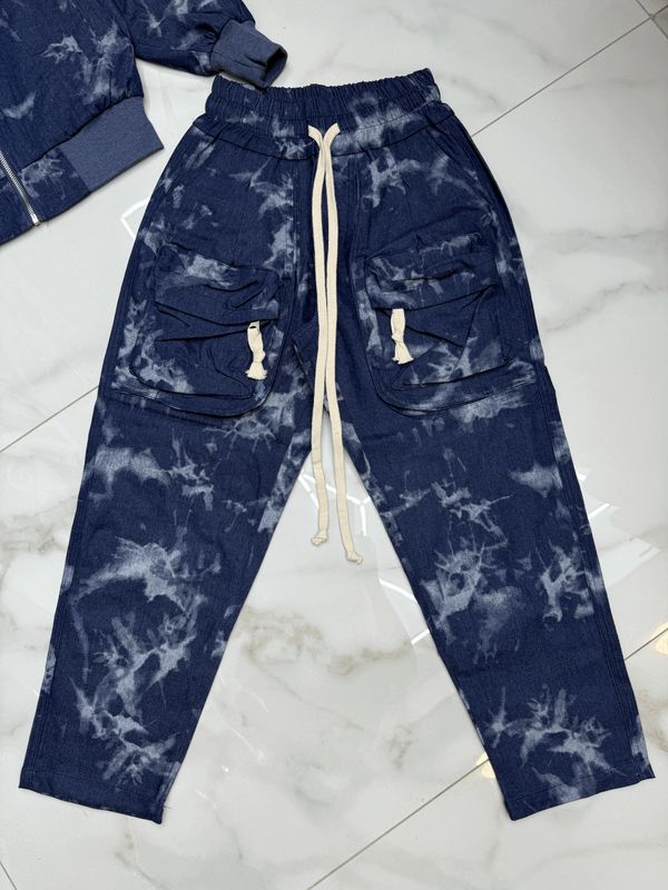 Completo VIP Sartoriale Cargo Zip BAMBINO blu jeans