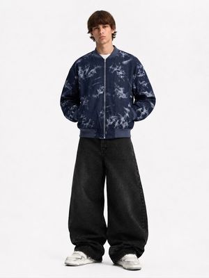 bomber girocollo Sartoriale VIP blu jeans