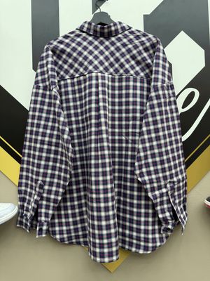 Camicia a quadri Premium flanella Oversize bicolor