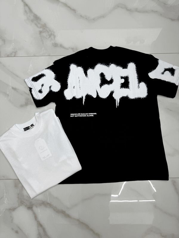 T-shirt oversize collo alto BAMBINO 'Los Angeles' T-shirt oversize collo alto BAMBINO 'Los Angeles'