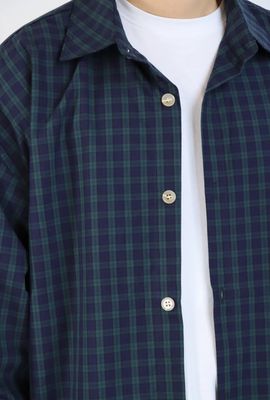 Camicia Premium Oversize blu