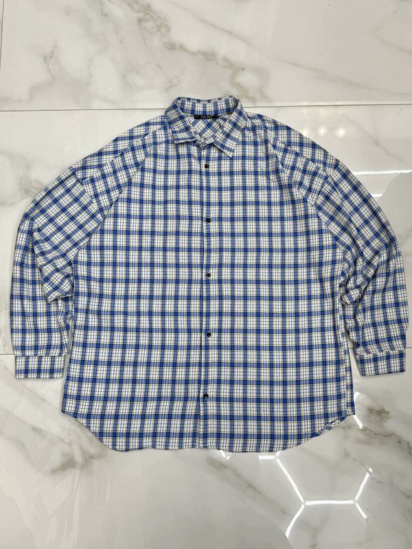 Camicia sartoriale Premium Oversize blu Camicia sartoriale Premium Oversize blu