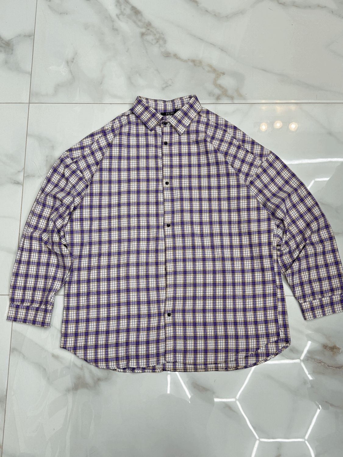 Camicia sartoriale Premium Oversize viola