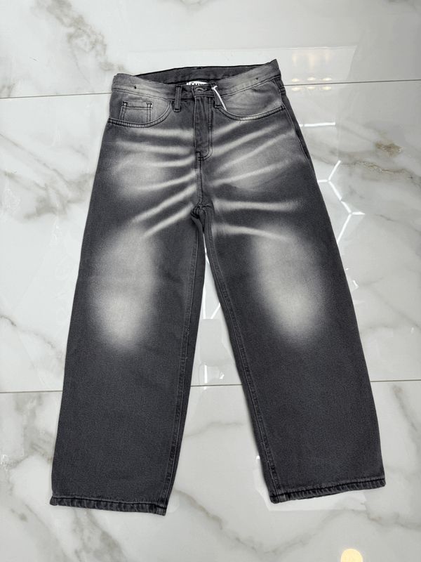 jeans baggy Premium BAMBINO grigio