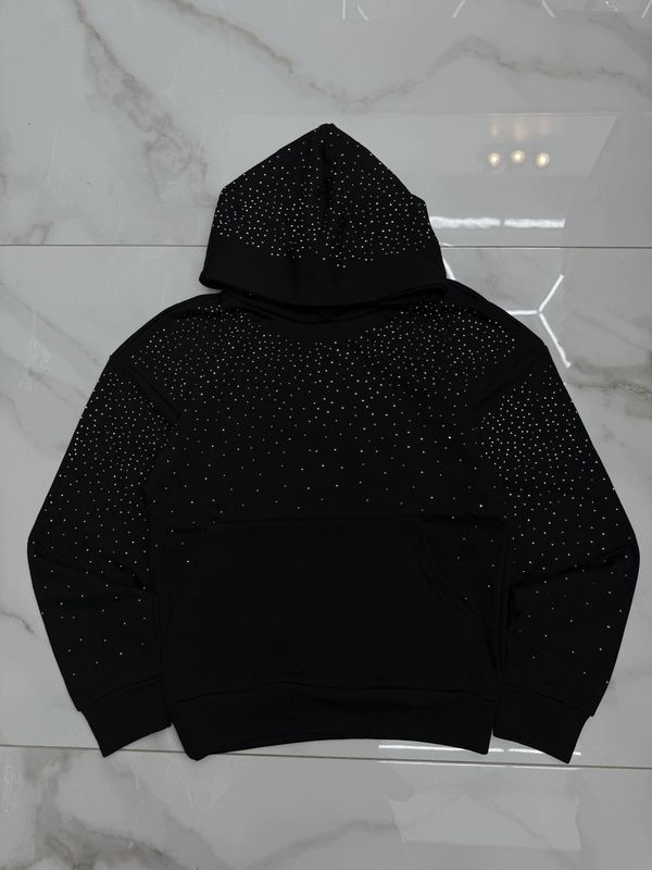 Felpa BAMBINO Diamonds nera