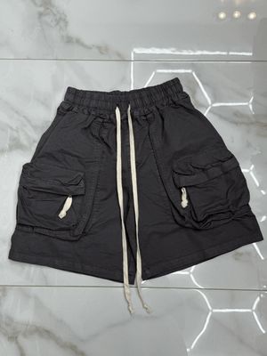 Pantaloncini oversize premium BAMBINO grigio piombo