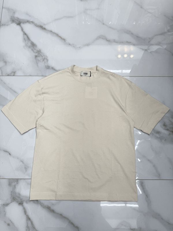 T-shirt slavata super oversize BAMBINO Beige