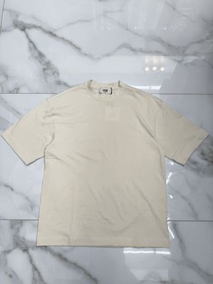 T-shirt slavata super oversize BAMBINO Beige