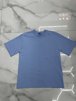 T-shirt tinta unita oversize BAMBINO celeste T-shirt tinta unita oversize BAMBINO celeste