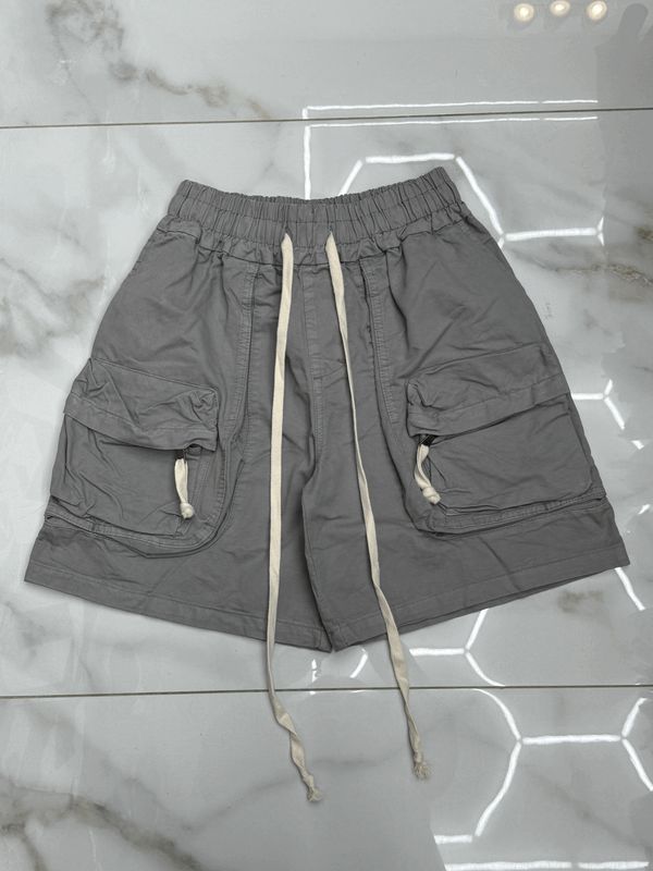 Pantaloncini oversize premium BAMBINO grigio perla