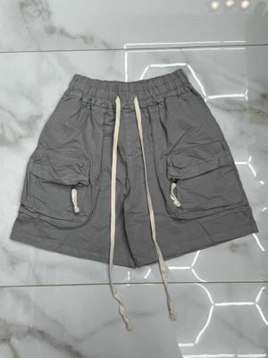 Pantaloncini oversize premium BAMBINO grigio perla