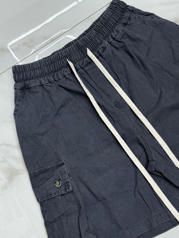 Pantaloncini cargo con tasconi laterali Premium grigio piombo
