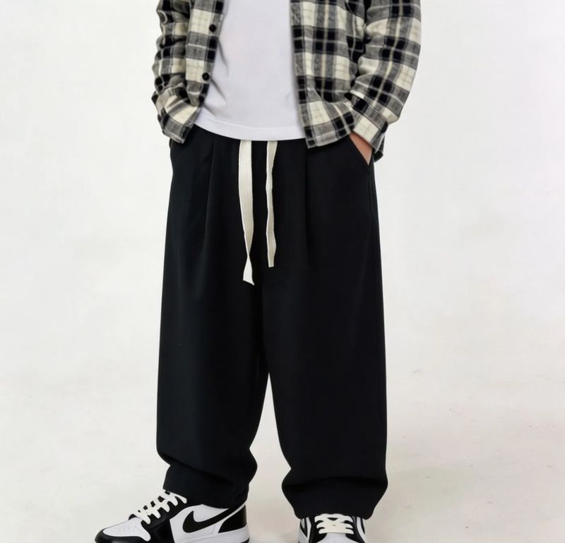 Pantaloni balloon eleganti bambino cerimonia nero