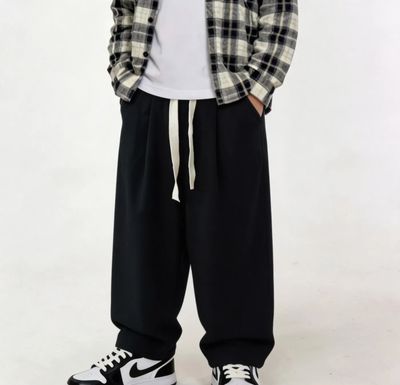 Pantaloni balloon eleganti bambino cerimonia nero