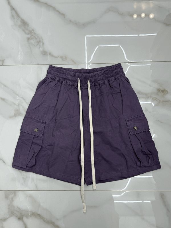 Pantaloncini cargo con tasconi laterali Premium viola