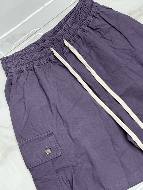 Pantaloncini cargo con tasconi laterali Premium viola