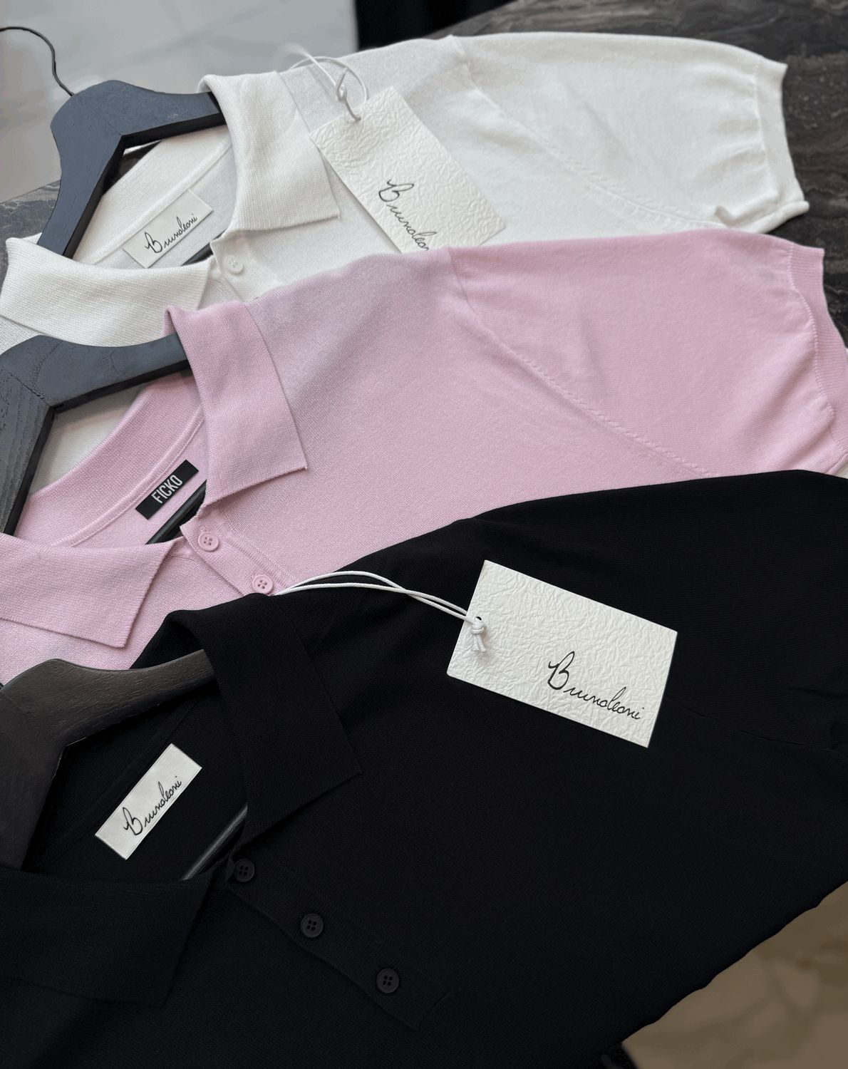 Polo regular Premium con bottoni 3 COLORI