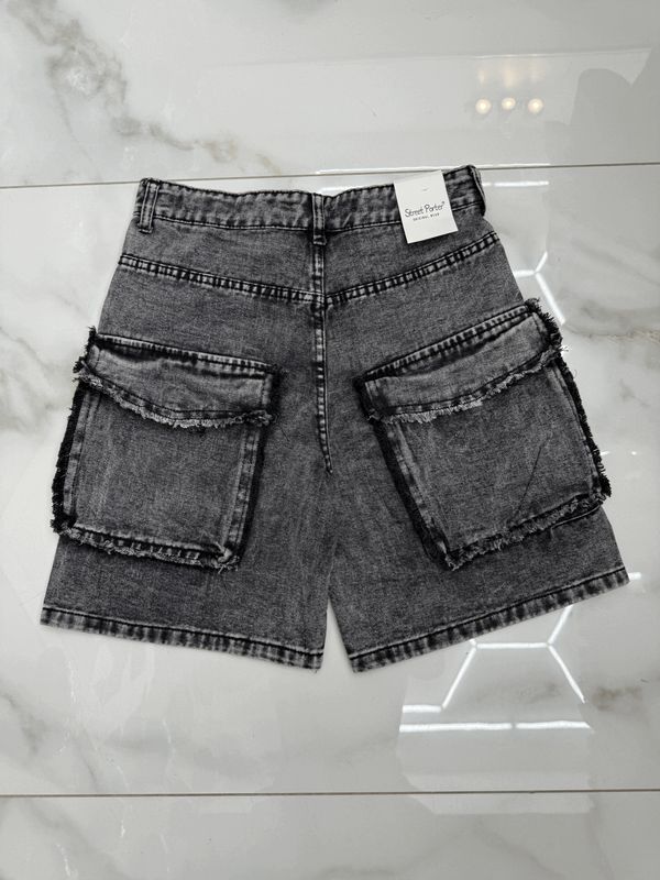 Jeans con tasconi BAMBINO grigio e nero