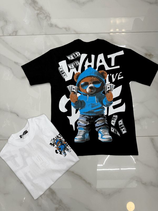 T-shirt con stampa oversize BAMBINO 'What I've done' T-shirt con stampa oversize BAMBINO 'What I've done'