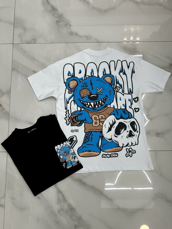 T-shirt con stampa oversize BAMBINO 'Spooky'