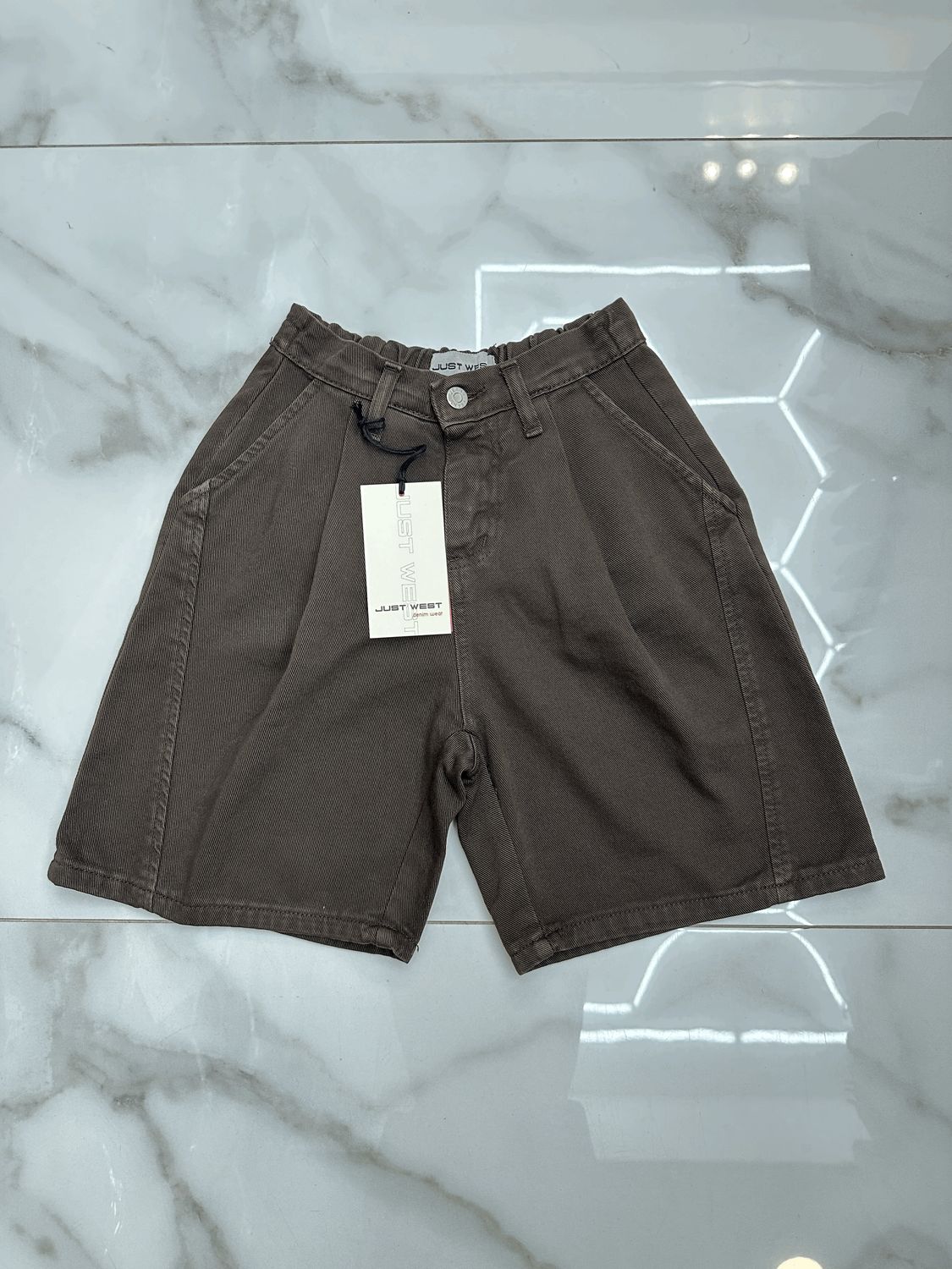 Pantaloncini Jeans jorts balloon BAMBINO marrone moka