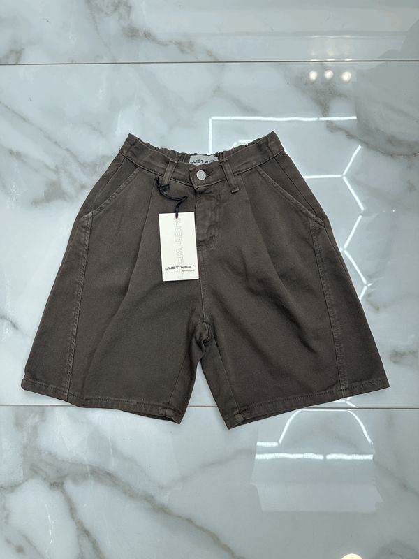 Pantaloncini Jeans jorts balloon BAMBINO marrone moka Pantaloncini Jeans jorts balloon BAMBINO marrone moka