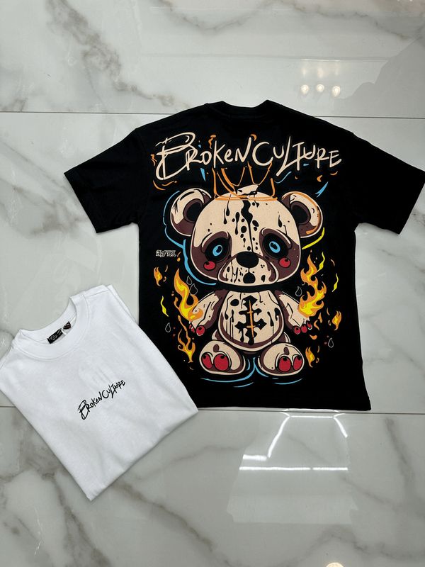 T-shirt con stampa oversize BAMBINO 'Broken Culture' T-shirt con stampa oversize BAMBINO 'Broken Culture'
